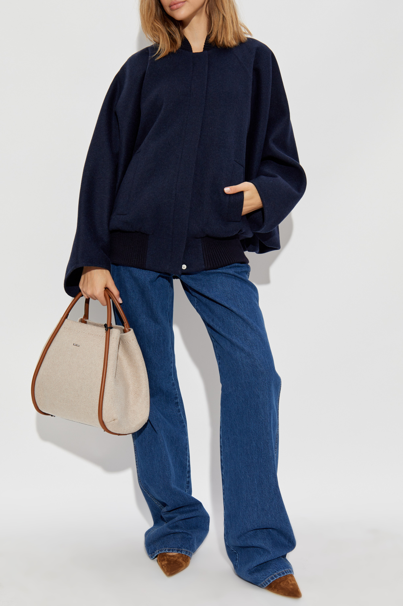 コート Weekend Max Mara Midnight blue wool Zenone coat Weekend coats | Max Mara